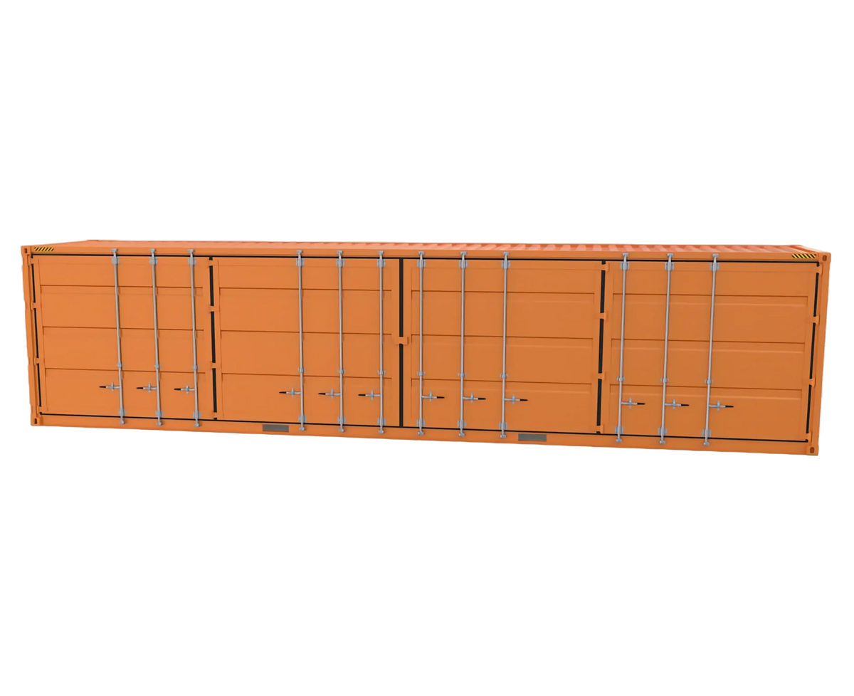 Container con abertura lateral 40pies  HC Open Side con 2 puertas