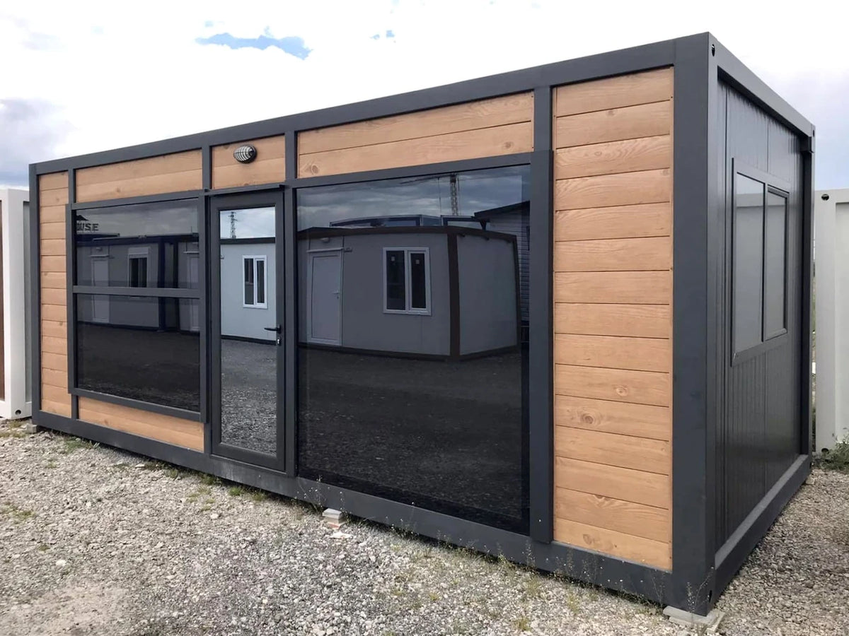 Contenedor de oficina 16,8 m² – Línea Premium y diseño de lujo