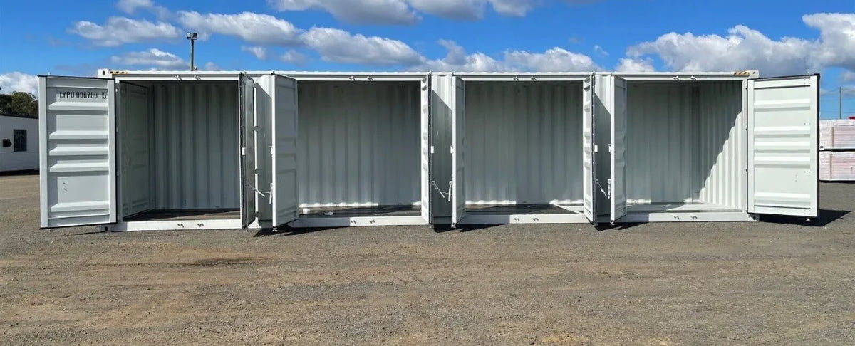 Contenedor marítimo High Cube de 40 pies con 4 puertas laterales