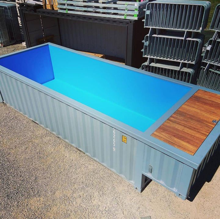contenedor de piscina de 20 pies