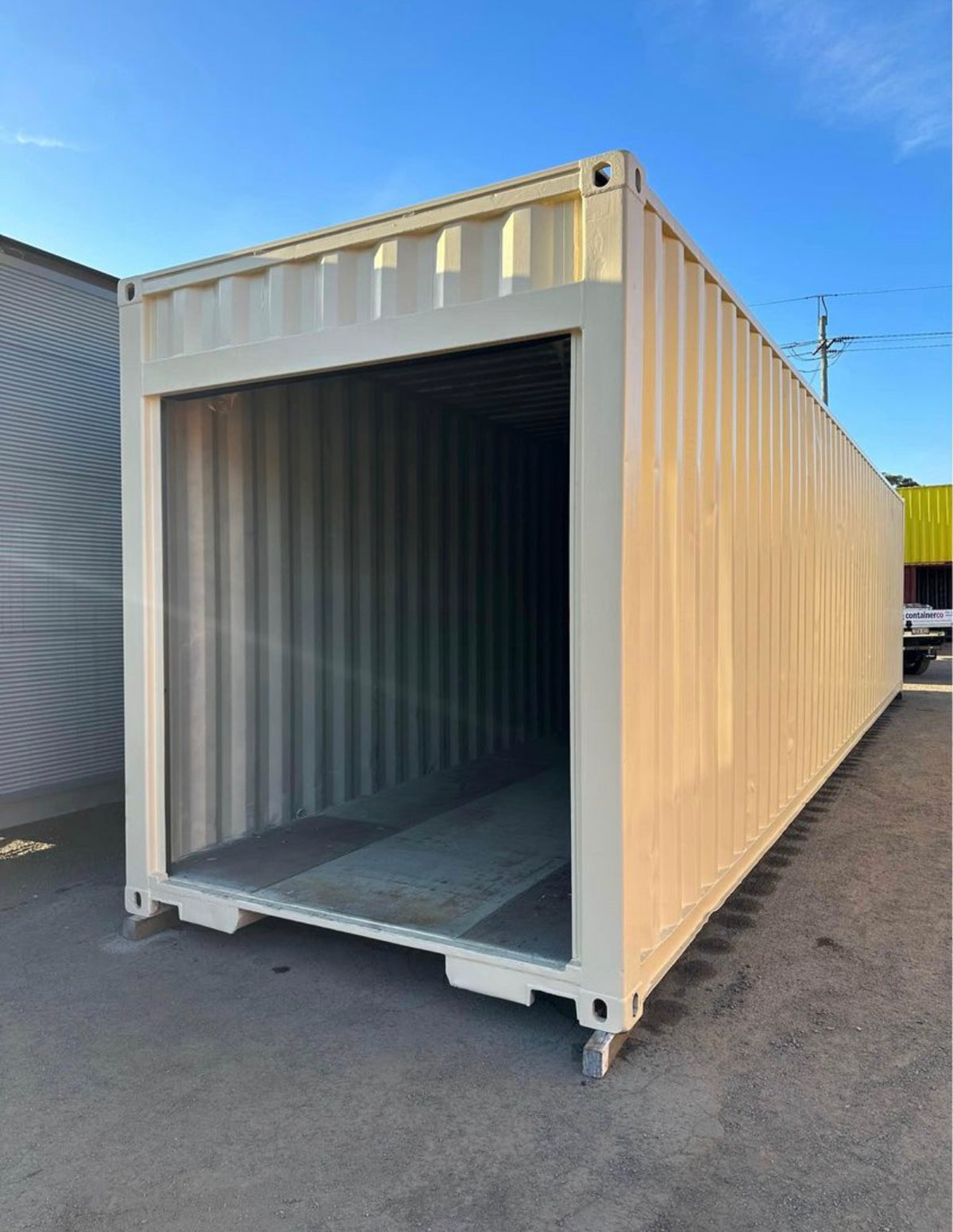 40′ X 8′ Pies Contenedor Con Rolling