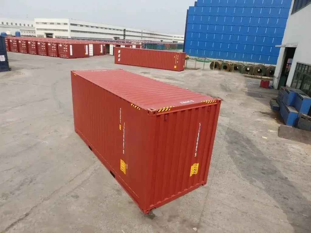 Contenedor de mudanza High Cube 20' (ancho palet) rojo nuevo 20 pies