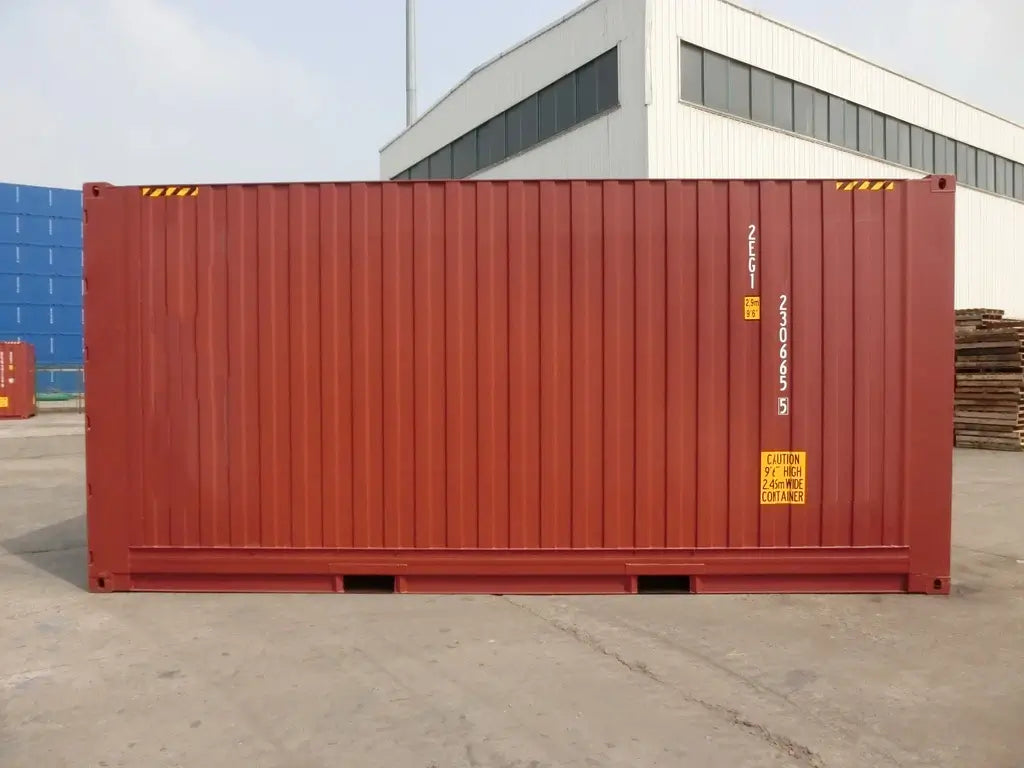 Contenedor de mudanza High Cube 20' (ancho palet) rojo nuevo 20 pies