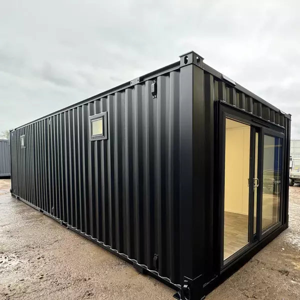 Contenedor de oficina 9,7 x 3 m con puerta corrediza Nuevo