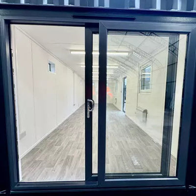 Contenedor de oficina 9,7 x 3 m con puerta corrediza Nuevo