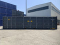 Contenedor High Cube 40' con doble puerta lateral gris nuevo 40 pies