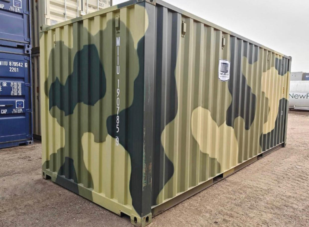 Contenedor maritimo de 20 pies camuflaje Nuevo
