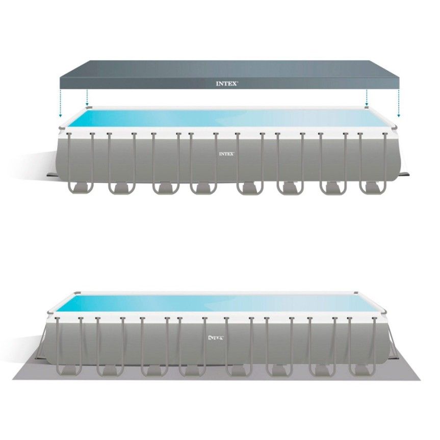Piscina desmontable rectangular Ultra XTR Frame 10 metros con depuradora