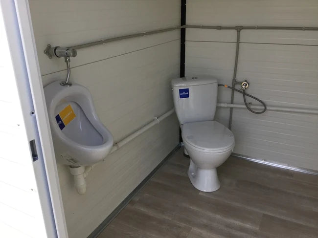 Contenedor sanitario 4,00 × 2,00 m con Baño