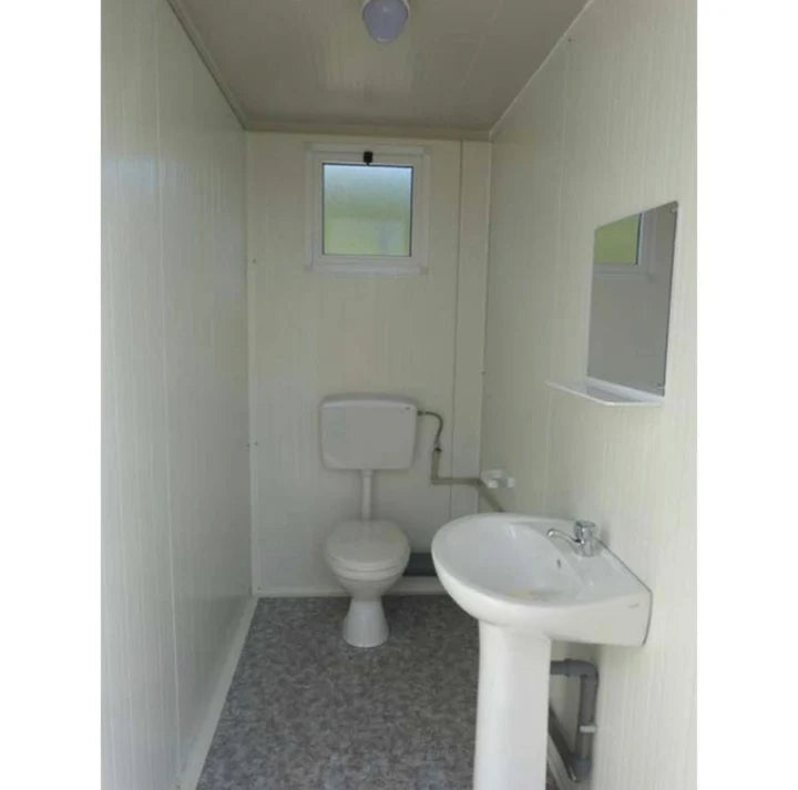 BLOQUE SANITARIO PMR NUEVO CON WC PMR, LAVABO PMR, WC ESTÁNDAR Y LAVAMANOS €2.100,00