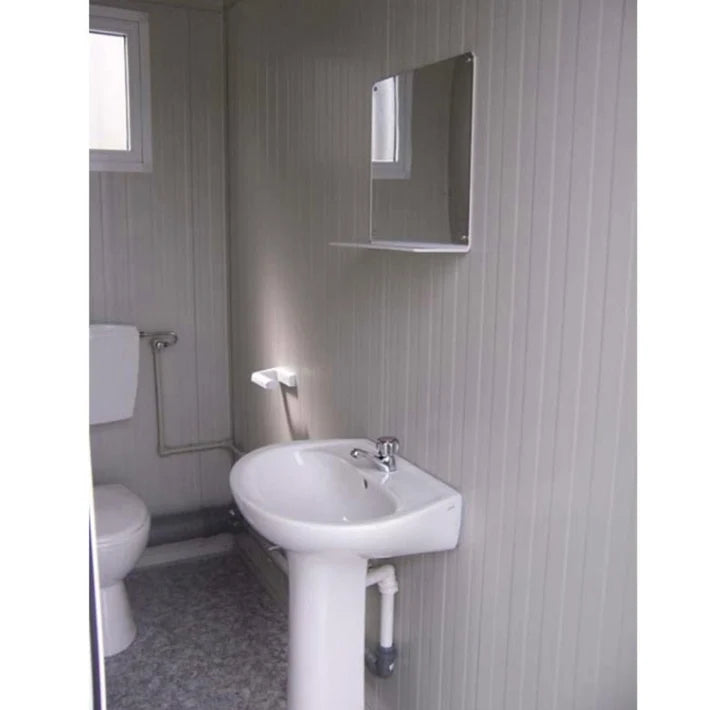 BLOQUE SANITARIO PMR NUEVO CON WC PMR, LAVABO PMR, WC ESTÁNDAR Y LAVAMANOS €2.100,00