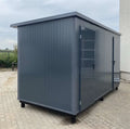 Contenedor Sanitario 4 × 2 m – WC Doble con Duchas